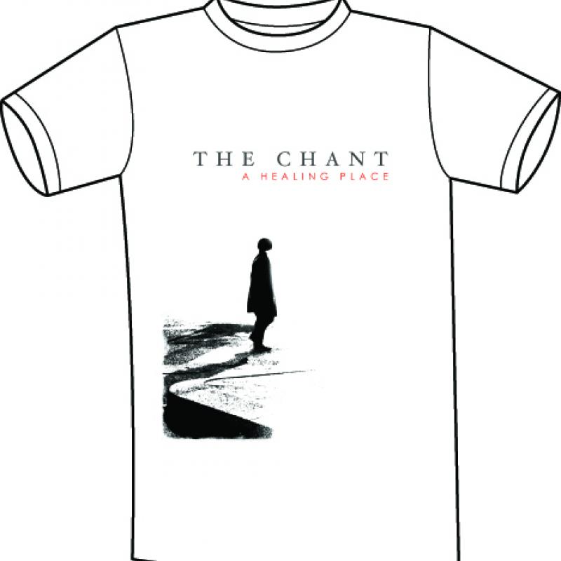 The Chant - A Healing Place cover T shirt white
